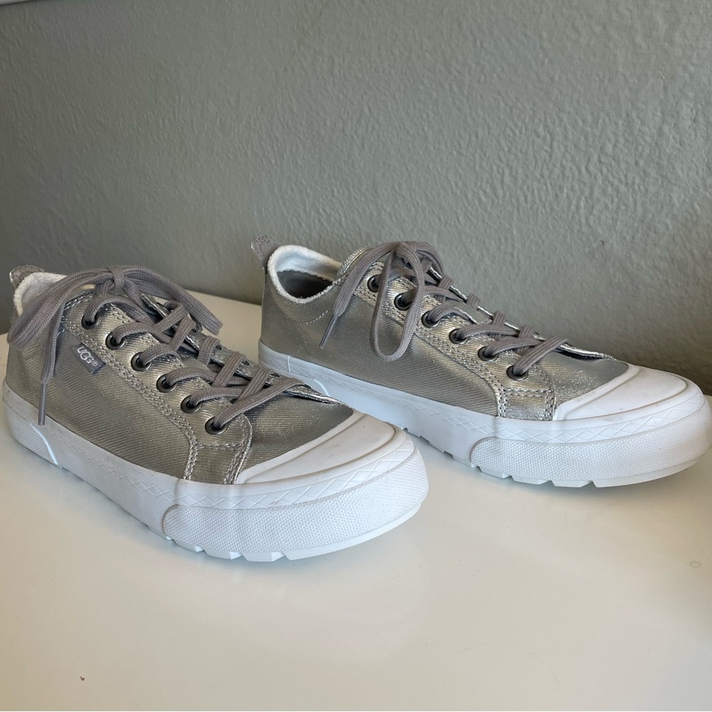 Silver Ugg Sneakers Gem